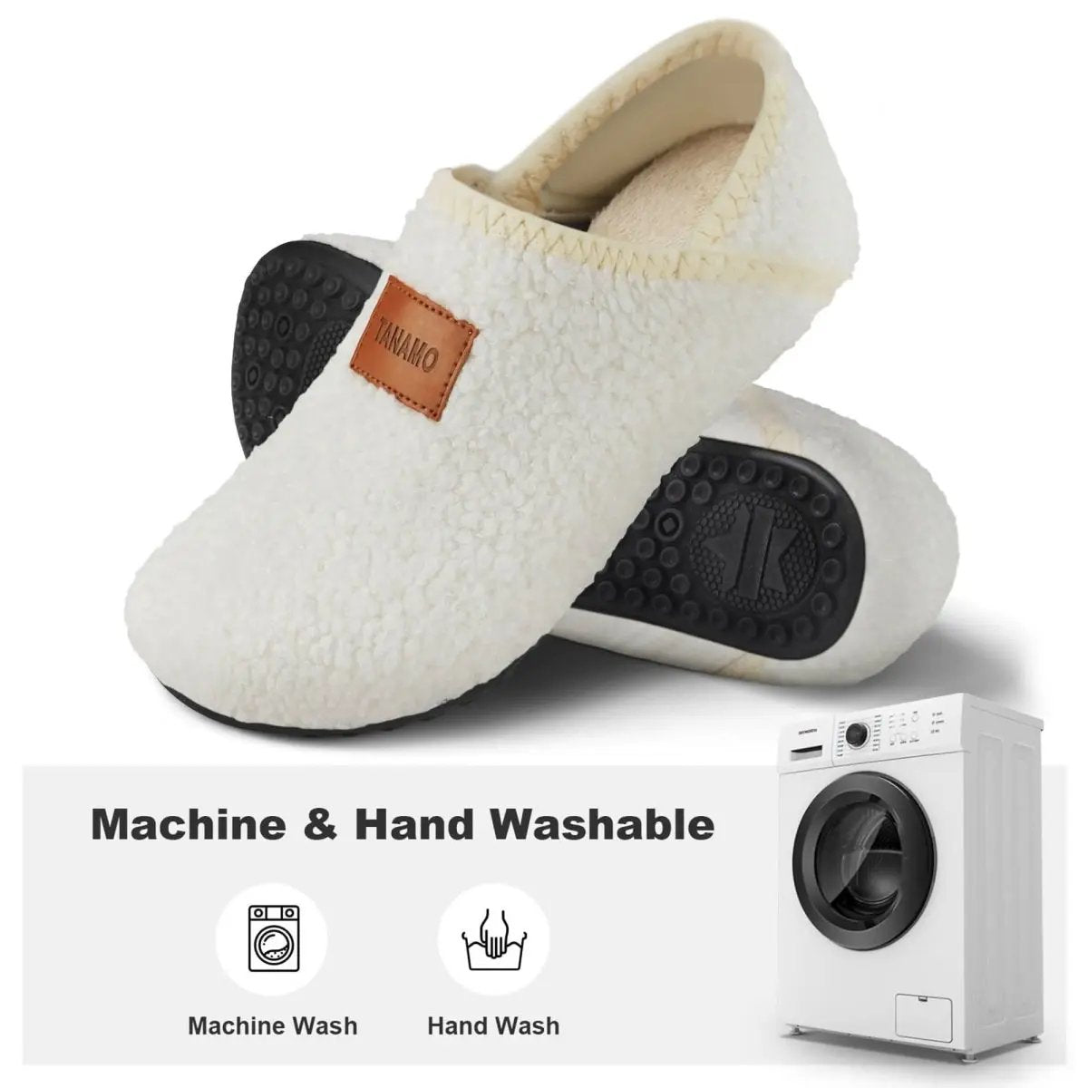 House Slippers for Women Men Indoor Barefoot Slippers Socks Furry Slip on House Shoes Cozy Comfy Slippers for Home Bedroom Travel Yoga - Love Salve